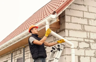 Pose et remplacement de gouttières à Tallende